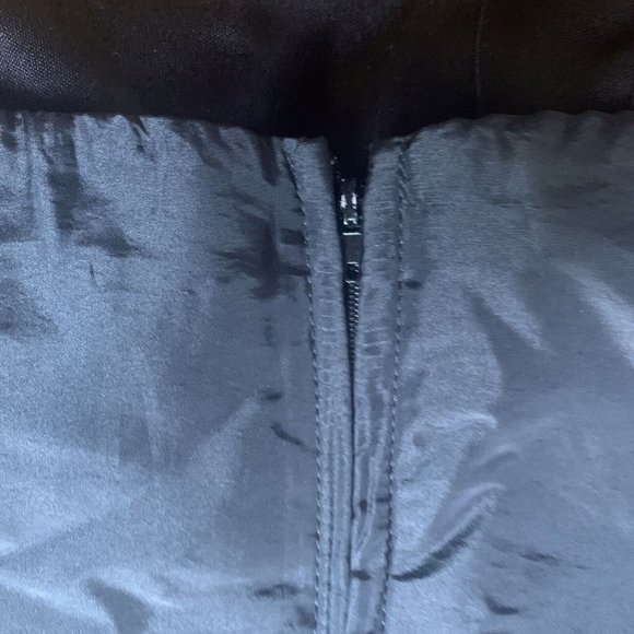 City Triangles Size 7 Black & Grey Strapless Ruffle Mini Dress Party Y2K Formal - Picture 7 of 10